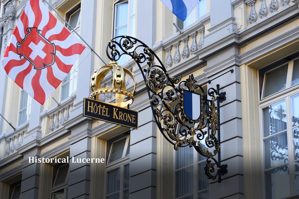 Altstadt Hotel Krone Luzern Exterior foto